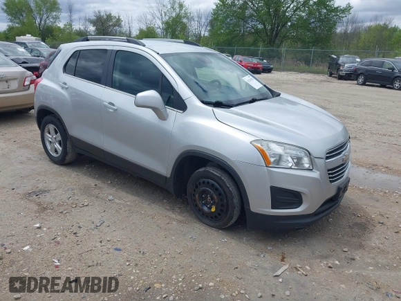 2016 Chevrolet Trax LT z VIN 3GNCJLSB2GL186316, wystawiony jako IAAI lot #42314928 z przebiegiem 133 507 mil mil oraz . Historia ofert i sprzedaży dostępna na DreamBid. Obrazek 1.
