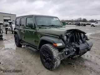 2021 Jeep Wrangler Unlimited Willys with VIN 1C4HJXDN7MW586102, listed as a Copart auction lot 43380375 with 70,189 mi miles and Salvage Title. Bid and sale history available at carsss.com. Image 12.