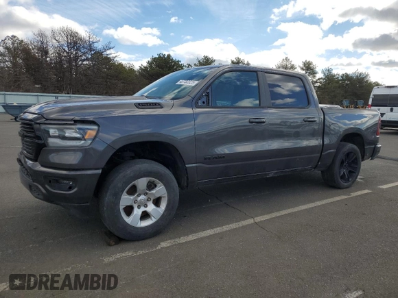 2020 Ram 1500 Big Horn with VIN 1C6RRFFG1LN288582, listed as a Copart auction lot 43732325 with 0 mi miles and Clean Title. Bid and sale history available at carsss.com. Image 1.