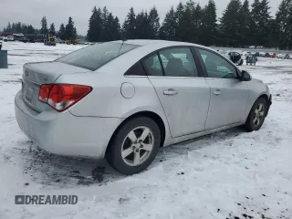 2011 Chevrolet Cruze LT w/1FL with VIN 1G1PE5S9XB7192099, listed as a Copart auction lot 45346695 with 0 mi miles and Salvage Title. Bid and sale history available at carsss.com. Image 3.