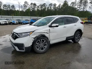 2022 Honda CR-V EX-L z VIN 5J6RW1H86NA016401, wystawiony jako Copart lot #52524385 z przebiegiem 38 247 mil mil oraz Szkoda całkowita • Salvage title. Historia ofert i sprzedaży dostępna na DreamBid. Obrazek 1.