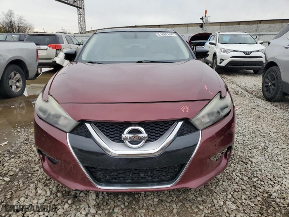 2017 Nissan Maxima SR with VIN 1N4AA6APXHC421739, listed as a Copart auction lot 81882804 with 154,297 mi miles and Salvage Title. Bid and sale history available at carsss.com. Image 5.