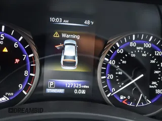 2014 Infiniti Q50 Hybrid Sport with VIN JN1AV7AP7EM691279, listed as a IAAI auction lot 41547805 with 127,325 mi miles and . Bid and sale history available at DreamBid. Image 7.