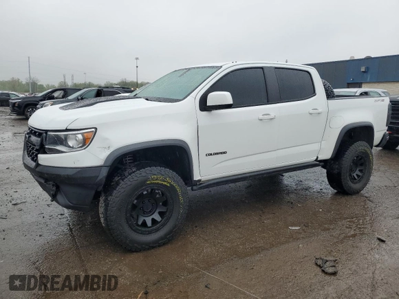 2020 Chevrolet Colorado 4WD ZR2 with VIN 1GCGTEEN3L1244554, listed as a Copart auction lot 55991425 with 79,785 mi miles and Salvage title. Bid and sale history available at DreamBid. Image 1.