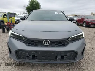 2025 Honda Civic Sport with VIN 2HGFE2F52SH556966, listed as a Copart auction lot 51869595 with 1,237 mi miles and Salvage title. Bid and sale history available at DreamBid. Image 5.