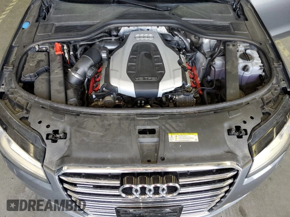 2015 Audi A8 with VIN WAUJGAFD3FN016587, listed as a Copart auction lot 60778904 with 116,818 mi miles and Clean title. Bid and sale history available at DreamBid. Image 11.