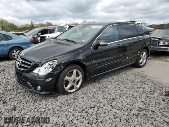 2009 Mercedes-Benz R 3.5L with VIN 4JGCB65E19A094875, listed as a Copart auction lot 55649045 with 117,626 mi miles and Clean Title. Bid and sale history available at carsss.com. Image 1.