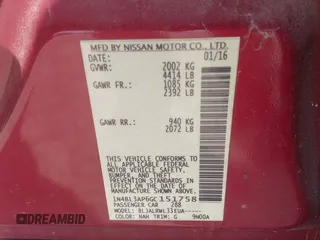 2016 Nissan Altima SL z VIN 1N4BL3AP6GC151758, wystawiony jako IAAI lot #42170448 z przebiegiem 114 978 mil mil oraz . Historia ofert i sprzedaży dostępna na DreamBid. Obrazek 9.