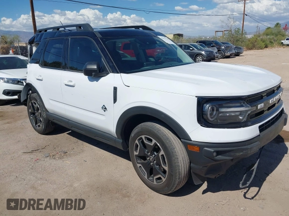 2024 Ford Bronco Sport Outer Banks with VIN 3FMCR9C65RRE03245, listed as a IAAI auction lot 42571723 with 32,918 mi miles and . Bid and sale history available at DreamBid. Image 1.