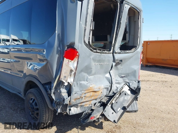 2023 Ford Transit Passenger XL with VIN 1FBAX9CG3PKB41256, listed as a IAAI auction lot 41967907 with 4,743 mi miles and . Bid and sale history available at DreamBid. Image 6.