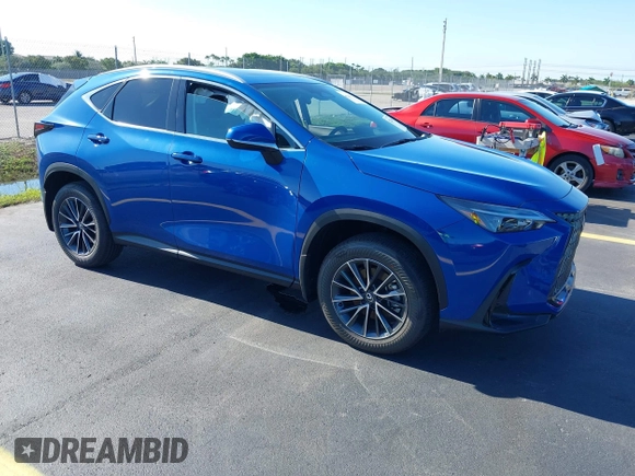 2025 Lexus NX 250 Premium with VIN 2T2GDCAZ9SC024917, listed as a IAAI auction lot 42266349 with 1,343 mi miles and . Bid and sale history available at DreamBid. Image 1.