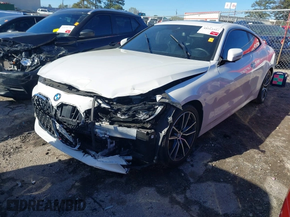 2021 BMW 4 Series 430i with VIN WBA53AP06MCG36919, listed as a IAAI auction lot 41863554 with 33,556 mi miles and . Bid and sale history available at DreamBid. Image 17.