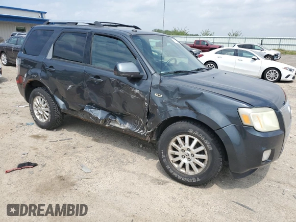 2009 Mercury Mariner Premier z VIN 4M2CU87G29KJ08344, wystawiony jako Copart lot #57113485 z przebiegiem 102 748 mil mil oraz Nie do naprawy • Non repairable. Historia ofert i sprzedaży dostępna na DreamBid. Obrazek 4.