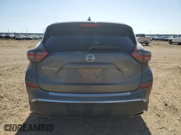 2020 Nissan Murano SL with VIN 5N1AZ2CJ1LN108365, listed as a Copart auction lot 43200595 with 76,323 mi miles and Salvage title. Bid and sale history available at DreamBid. Image 6.