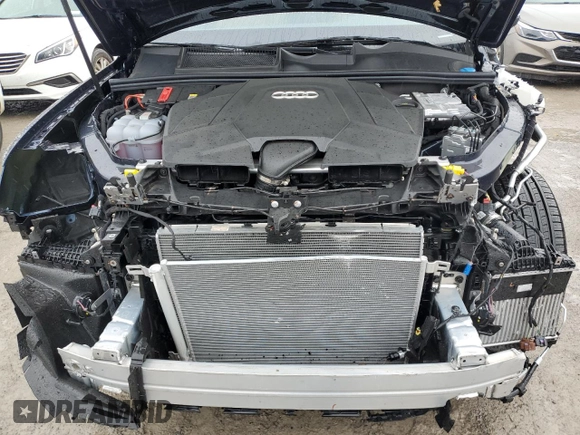 2025 Audi Q7 with VIN WA1AVBF74SD006539, listed as a Copart auction lot 86292464 with 8,563 mi miles and Salvage title. Bid and sale history available at DreamBid. Image 12.