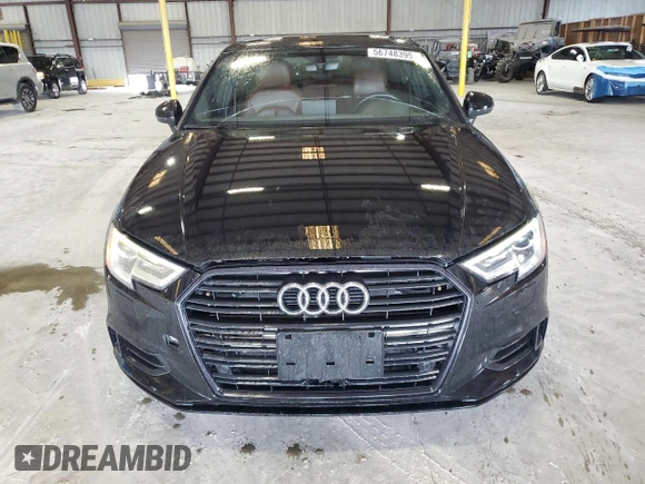 2020 Audi A3 Premium with VIN WAUAUGFF9LA105693, listed as a Copart auction lot 56748395 with 35,001 mi miles and Salvage Title. Bid and sale history available at DreamBid. Image 5.
