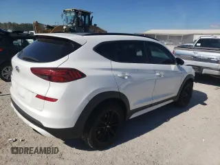 2019 Hyundai Tucson Night with VIN KM8J33AL2KU940703, listed as a Copart auction lot 76443654 with 54,267 mi miles and Salvage Title. Bid and sale history available at carsss.com. Image 3.