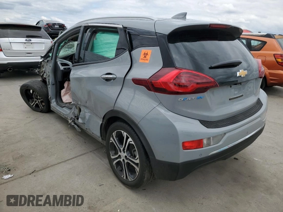 2020 Chevrolet Bolt EV Premier with VIN 1G1FZ6S03L4141473, listed as a Copart auction lot 54556515 with Not provided miles and Salvage title. Bid and sale history available at DreamBid. Image 2.