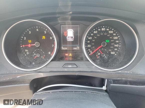 2019 Volkswagen Tiguan SE with VIN 3VV3B7AX9KM061067, listed as a Copart auction lot 45391605 with 78,234 mi miles and Salvage Title. Bid and sale history available at DreamBid. Image 9.