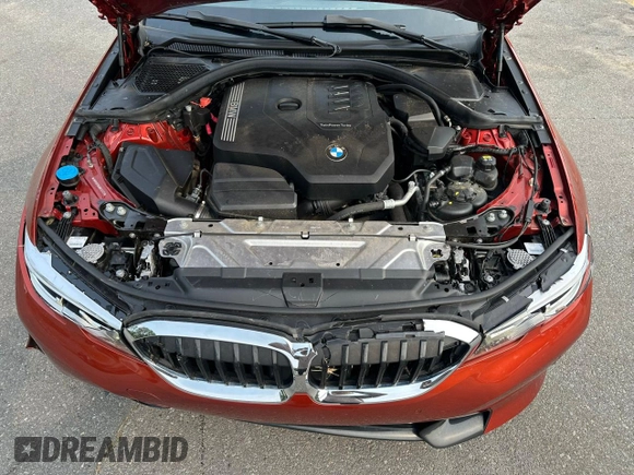 2022 BMW 3 Series 330i with VIN 3MW5R1J04N8C24737, listed as a Copart auction lot 60651665 with 59,638 mi miles and Clean title. Bid and sale history available at DreamBid. Image 5.