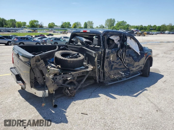 2017 Ford F-150 XL with VIN 1FTEW1EG6HFB84272, listed as a Copart auction lot 56340575 with Not provided miles and Salvage title. Bid and sale history available at DreamBid. Image 3.