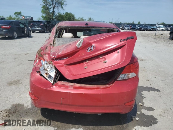 2013 Hyundai Accent GLS z VIN KMHCT4AE8DU441908, wystawiony jako Copart lot #53751375 z przebiegiem 146 721 mil mil oraz Szkoda całkowita • Salvage title. Historia ofert i sprzedaży dostępna na DreamBid. Obrazek 6.