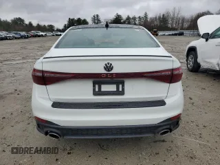 2025 Volkswagen Jetta GLI Autobahn with VIN 3VW1T7BU7SM013247, listed as a Copart auction lot 49637785 with 5,002 mi miles and Salvage Title. Bid and sale history available at DreamBid. Image 6.