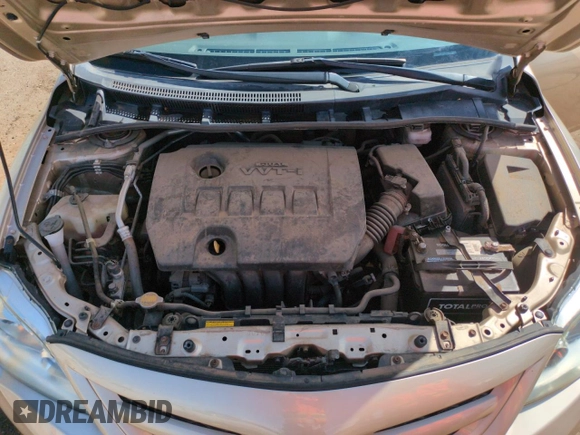 2012 Toyota Corolla L with VIN 5YFBU4EE6CP051067, listed as a Copart auction lot 52988715 with 816,251 mi miles and Salvage Title. Bid and sale history available at DreamBid. Image 11.