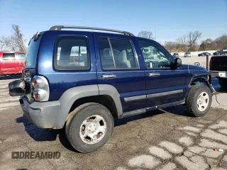 2007 Jeep Liberty Sport z VIN 1J4GL48K87W538434, wystawiony jako Copart lot #43650105 z przebiegiem 144 747 mil mil oraz Szkoda całkowita • Salvage title. Historia ofert i sprzedaży dostępna na DreamBid. Obrazek 3.