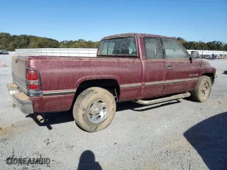1996 Dodge Ram 1500 with VIN 3B7HC13Y9TG111194, listed as a Copart auction lot 77121984 with 167,797 mi miles and Salvage Title. Bid and sale history available at carsss.com. Image 3.