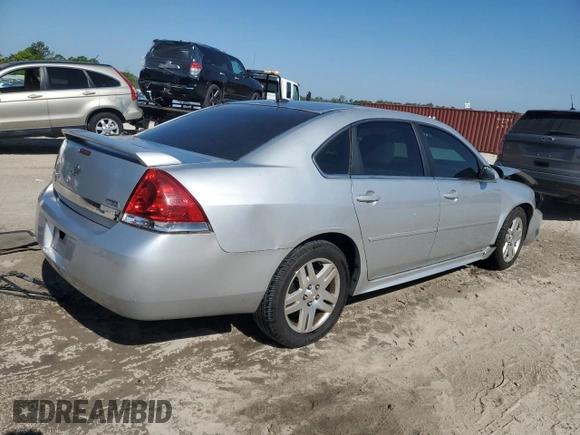 2011 Chevrolet Impala with VIN 2G1WG5EK7B1292324, listed as a Copart auction lot 53704215 with 121,074 mi miles and Salvage Title. Bid and sale history available at DreamBid. Image 3.