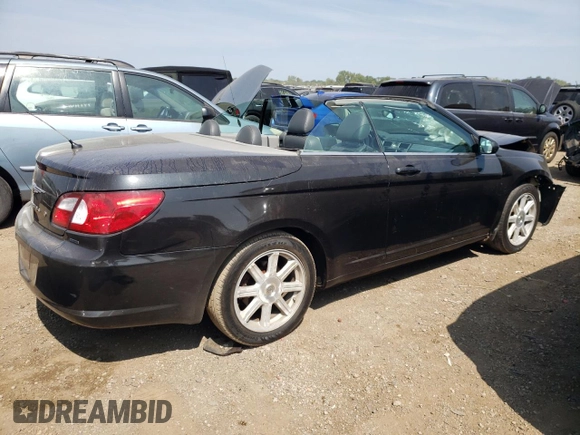 2008 Chrysler Sebring Touring with VIN 1C3LC55R18N573128, listed as a Copart auction lot 68531354 with 301,297 mi miles and Salvage Title. Bid and sale history available at carsss.com. Image 3.