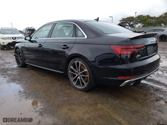 2018 Audi S4 Prestige with VIN WAUC4AF48JA022645, listed as a Copart auction lot 37269253 with 42,041 mi miles. Bid and sale history available at carsss.com. Image 2.
