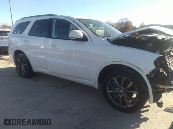 2018 Dodge Durango GT with VIN 1C4RDJDG5JC198129, listed as a IAAI auction lot 31690446 with 21,607 mi miles and . Bid and sale history available at DreamBid. Image 1.