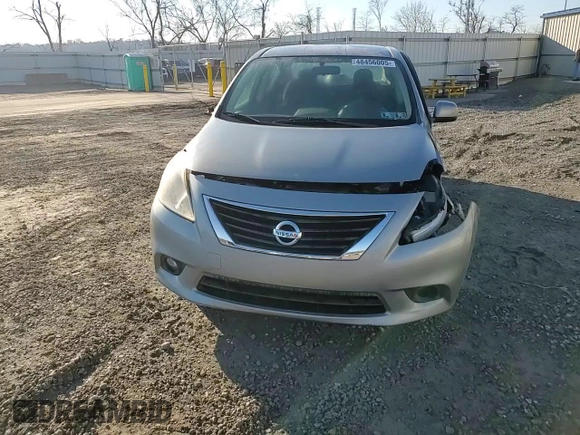 2012 Nissan Versa SL with VIN 3N1CN7AP6CL891747, listed as a Copart auction lot 48456005 with 91,525 mi miles and Salvage Title. Bid and sale history available at carsss.com. Image 10.