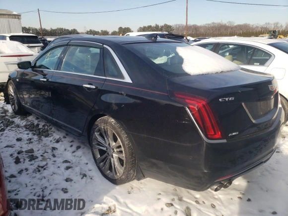 2018 Cadillac CT6 Sport AWD with VIN 1G6KP5R67JU129231, listed as a Copart auction lot 89267215 with 138,886 mi miles and Salvage title. Bid and sale history available at DreamBid. Image 2.