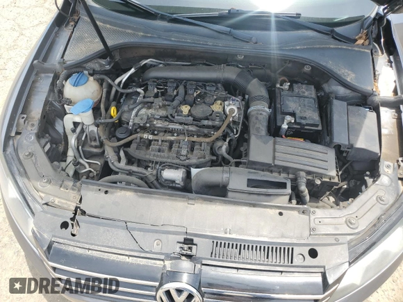 2014 Volkswagen Passat Wolfsburg Edition with VIN 1VWAT7A33EC066817, listed as a Copart auction lot 60502745 with 183,263 mi miles and Salvage title. Bid and sale history available at DreamBid. Image 11.