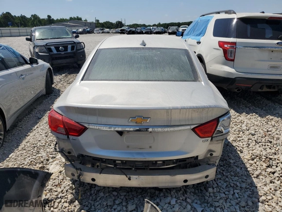 2015 Chevrolet Impala LTZ with VIN 2G1165S32F9272175, listed as a Copart auction lot 60455194 with 0 mi miles and Salvage Title. Bid and sale history available at carsss.com. Image 6.