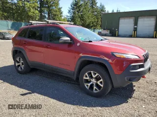 2014 Jeep Cherokee Trailhawk с VIN 1C4PJMBS8EW268056, выставлен на аукционе Copart как лот 54951885 с пробегом 111 678 миль миль и Списание • Salvage title. История ставок и продаж доступна на DreamBid. Изображение 4.