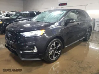 2021 Ford Edge ST with VIN 2FMPK4AP2MBA58137, listed as a Copart auction lot 86429544 with 42,656 mi miles and Salvage Title. Bid and sale history available at carsss.com. Image 1.