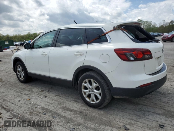 2013 Mazda CX-9 Sport with VIN JM3TB3BV2D0418025, listed as a Copart auction lot 55466635 with 91,402 mi miles and Salvage title. Bid and sale history available at DreamBid. Image 2.