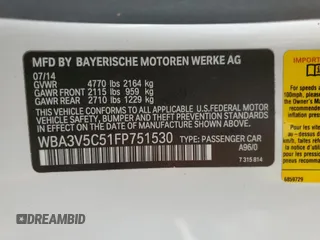 2015 BMW 4 Series 428i z VIN WBA3V5C51FP751530, wystawiony jako Copart lot #88903455 z przebiegiem 71 529 mil mil oraz Szkoda całkowita • Salvage title. Historia ofert i sprzedaży dostępna na DreamBid. Obrazek 14.