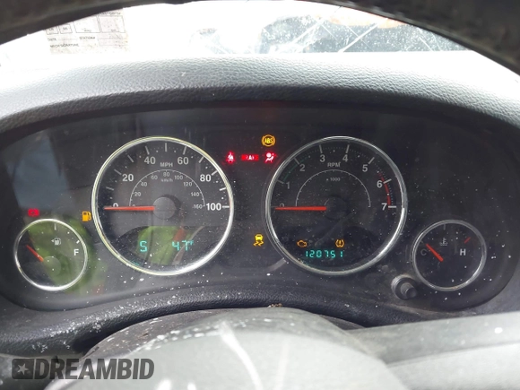 2011 Jeep Wrangler Unlimited Sport with VIN 1J4BA3H17BL552319, listed as a IAAI auction lot 41747031 with 120,751 mi miles. Bid and sale history available at carsss.com. Image 7.