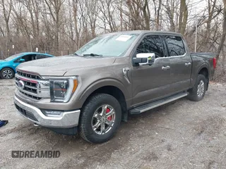 2022 Ford F-150 XL with VIN 1FTFW1E88NKD64093, listed as a IAAI auction lot 41541097 with 28,726 mi miles. Bid and sale history available at carsss.com. Image 2.