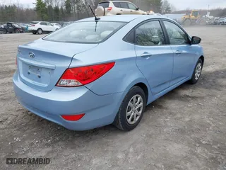 2012 Hyundai Accent GLS with VIN KMHCT4AE9CU158285, listed as a IAAI auction lot 42020423 with 98,904 mi miles. Bid and sale history available at carsss.com. Image 4.