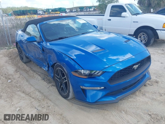 2020 Ford Mustang EcoBoost with VIN 1FATP8UH9L5134364, listed as a IAAI auction lot 41948736 with 104,298 mi miles. Bid and sale history available at carsss.com. Image 1.
