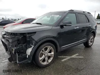 2015 Ford Explorer Limited with VIN 1FM5K7F80FGB74605, listed as a Copart auction lot 48098785 with 112,620 mi miles and Salvage Title. Bid and sale history available at carsss.com. Image 1.