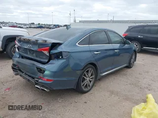 2015 Hyundai Sonata Sport with VIN 5NPE34AB5FH163825, listed as a IAAI auction lot 42013743 with Not Provided miles and . Bid and sale history available at carsss.com. Image 4.