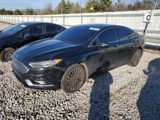 2018 Ford Fusion Titanium with VIN 3FA6P0D96JR233466, listed as a Copart auction lot 42853845 with 139,989 mi miles and Salvage Title. Bid and sale history available at carsss.com. Image 1.