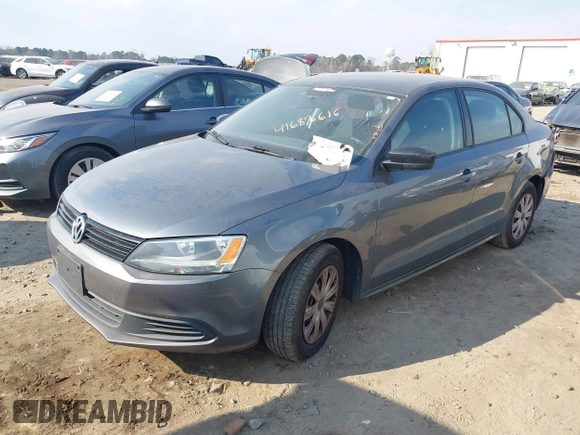2013 Volkswagen Jetta Sedan S with VIN 3VW2K7AJ2DM318141, listed as a IAAI auction lot 41686616 with 134,294 mi miles. Bid and sale history available at carsss.com. Image 17.